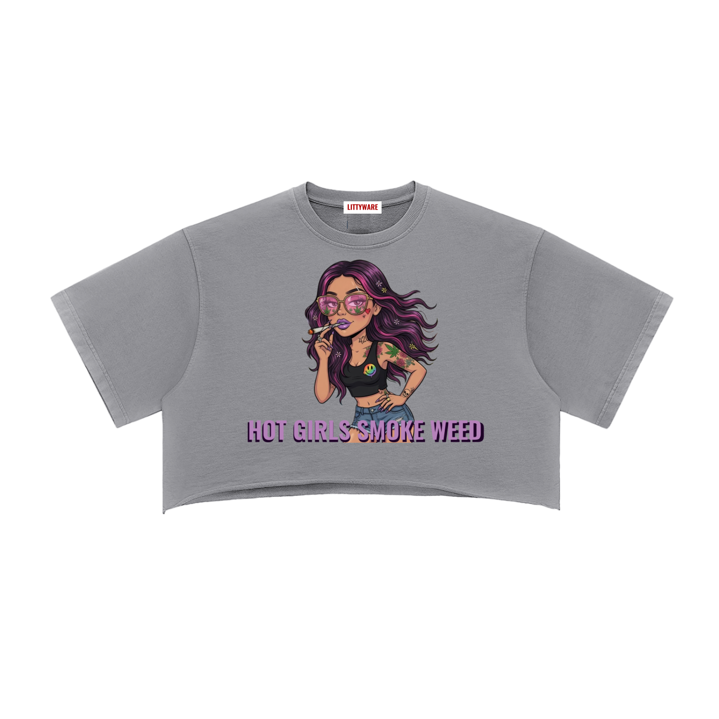 LW - Women's Hot Girl Crop